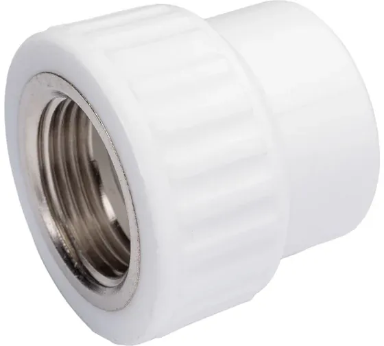 Муфта PP-R комб. с вн.р. D  32х 3/4 (белая) Valfex 10129132